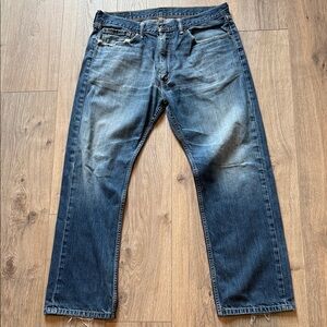 LEVI’S 505 Classic Relaxed Fit Straight Leg Jeans Size 38x30